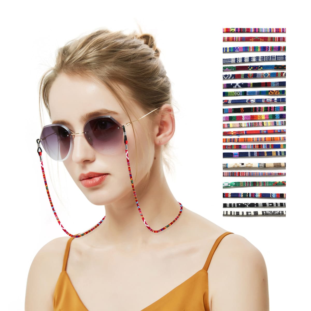Accroche lunettes de soleil femme