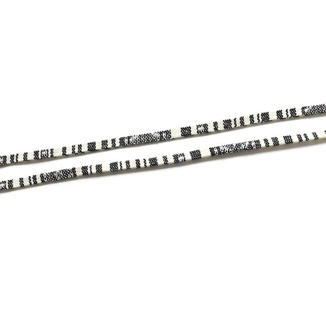 Accroche lunettes de soleil noir et blanc