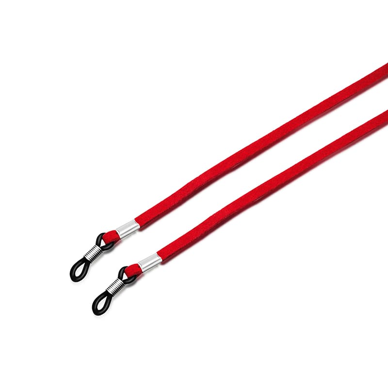 Attache lunettes de vue rouge