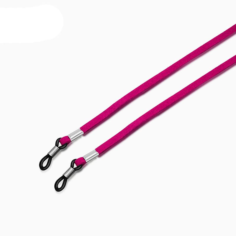 Attache lunettes de vue rose fushia