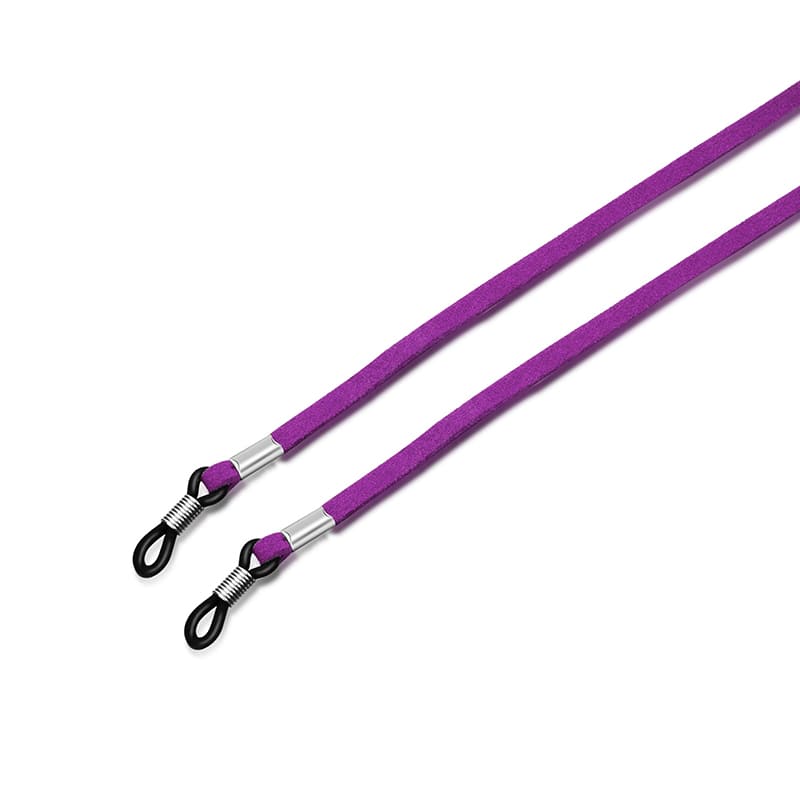 Attache lunettes de vue violet