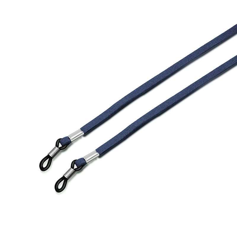 Attache lunettes de vue bleu marine