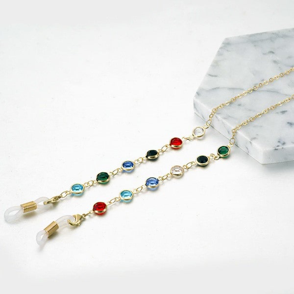 attache lunette pierre