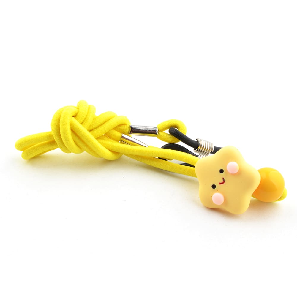 attache lunette soleil bébé jaune