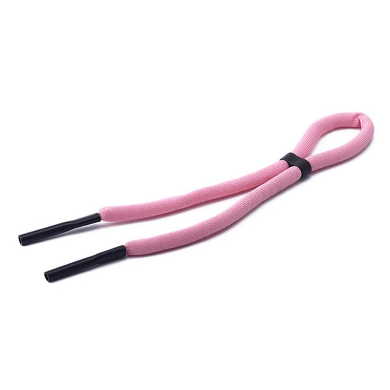 attache lunette sport flottant rose