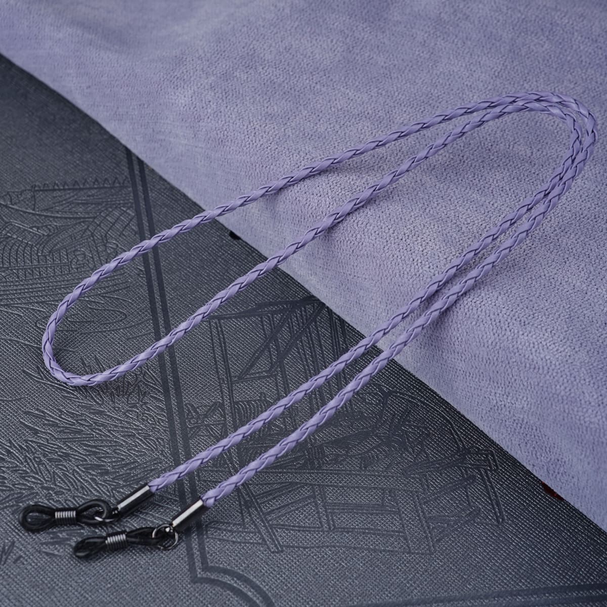 Attache lunette de soleil violet