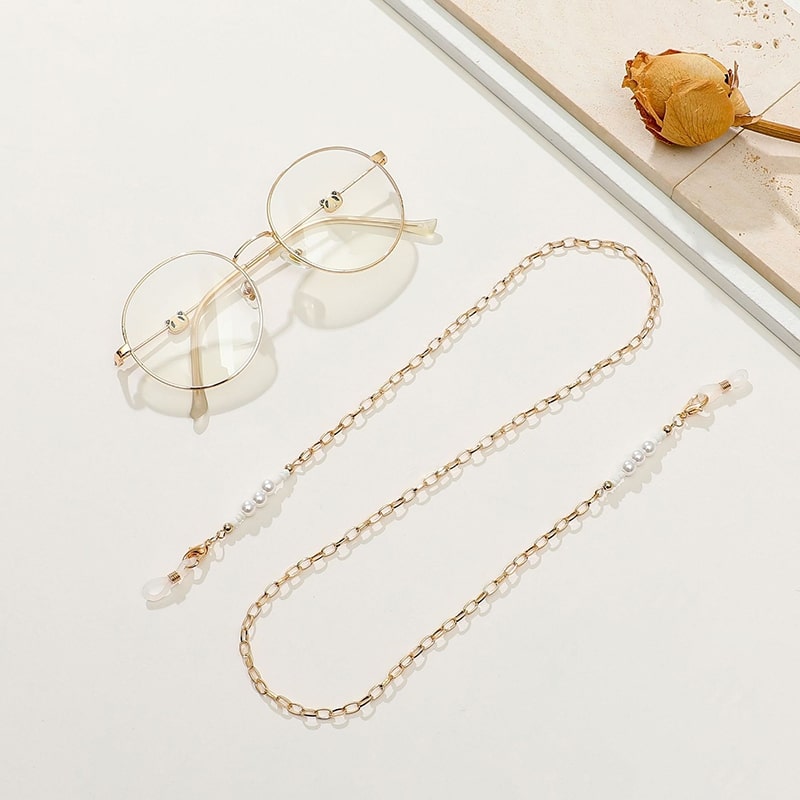 chainette bijoux pour lunettes