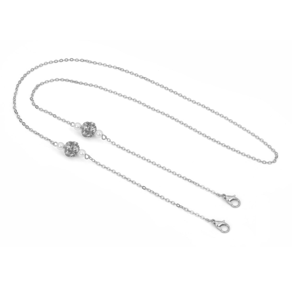 Chaine pour lunettes chic argent