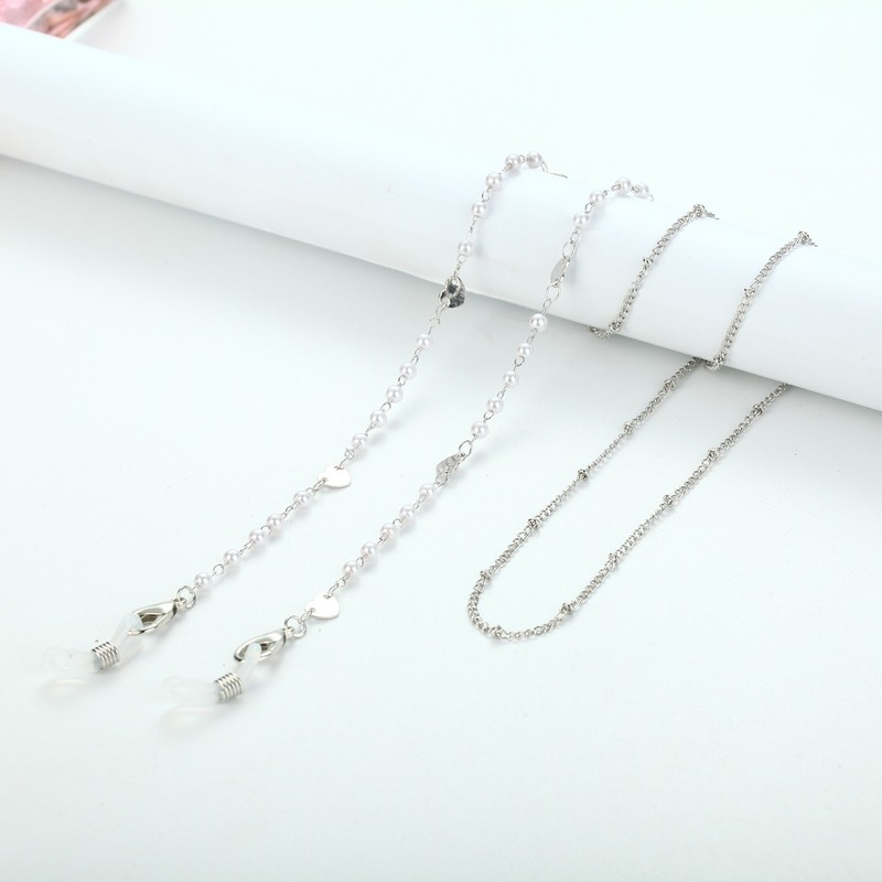 chaine argent pour lunettes de vue