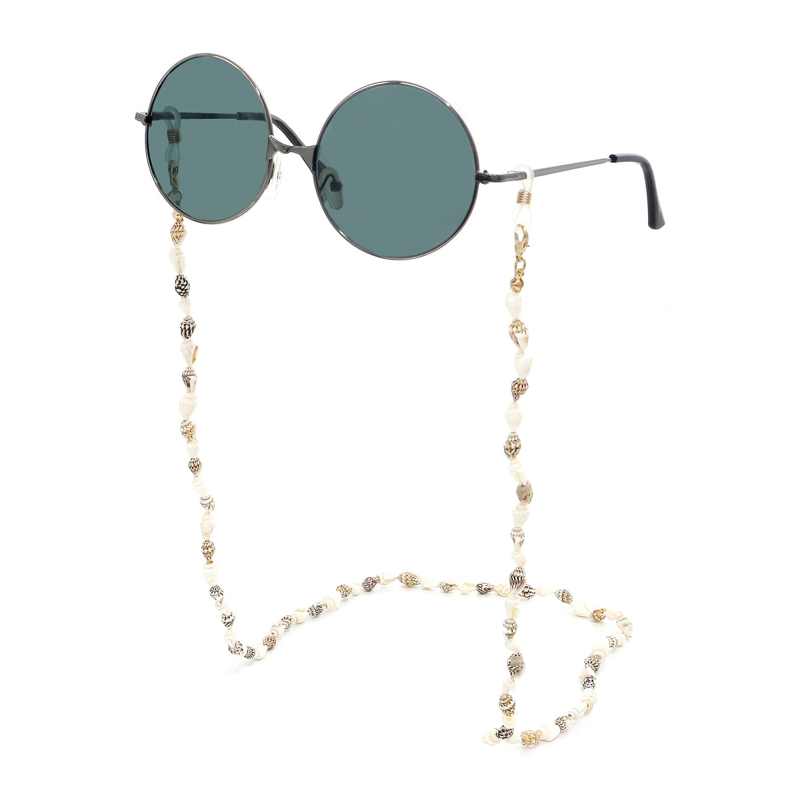 lunettes de soleil chaine coquillage