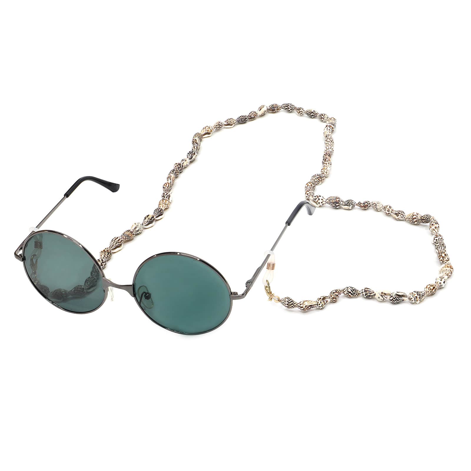 chaine coquillage lunettes
