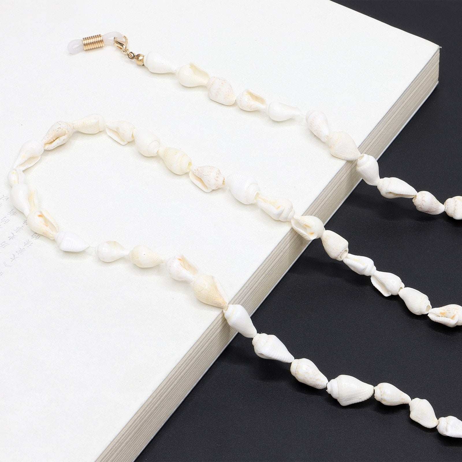 chaine de lunette coquillage