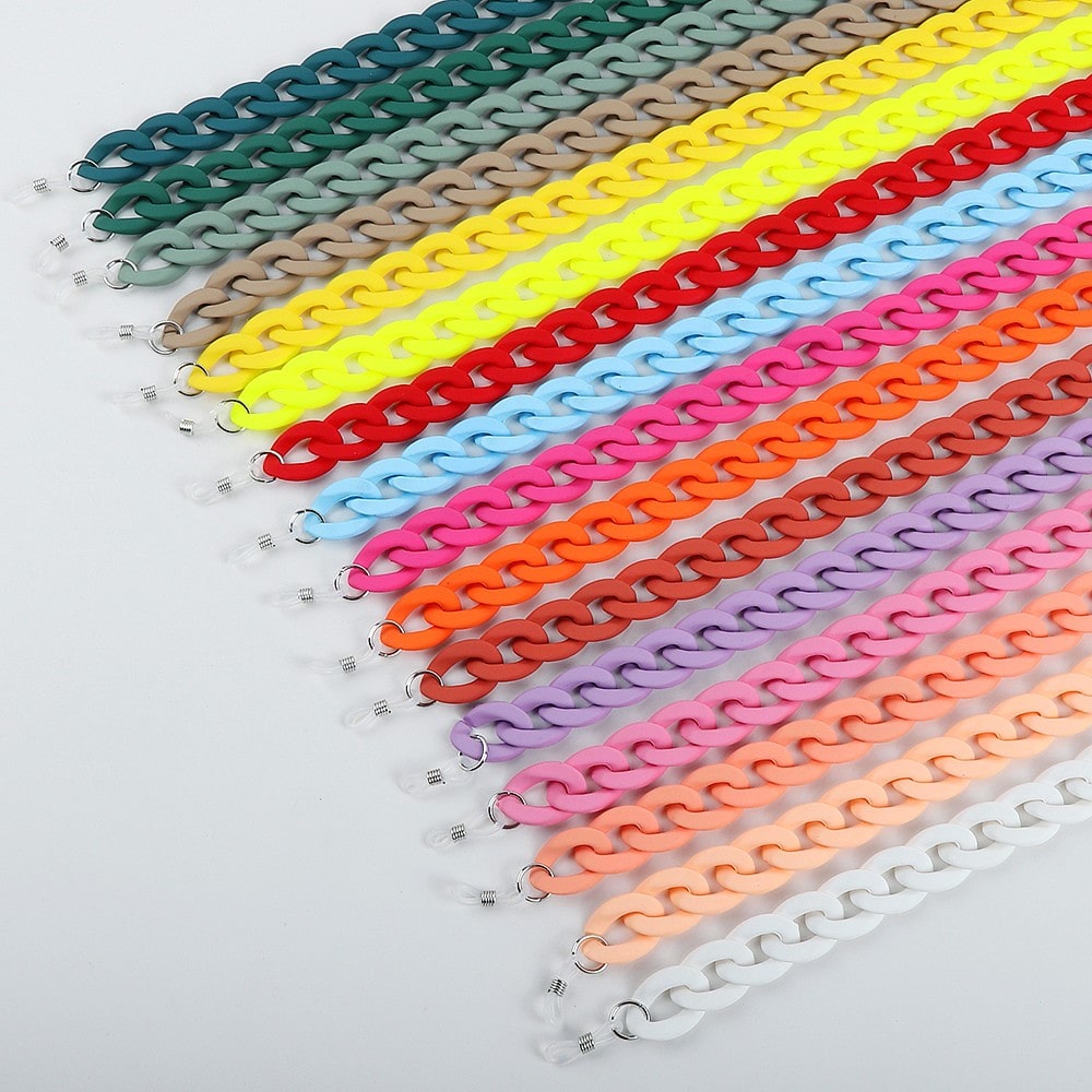 chaine gros maillon pour lunettes