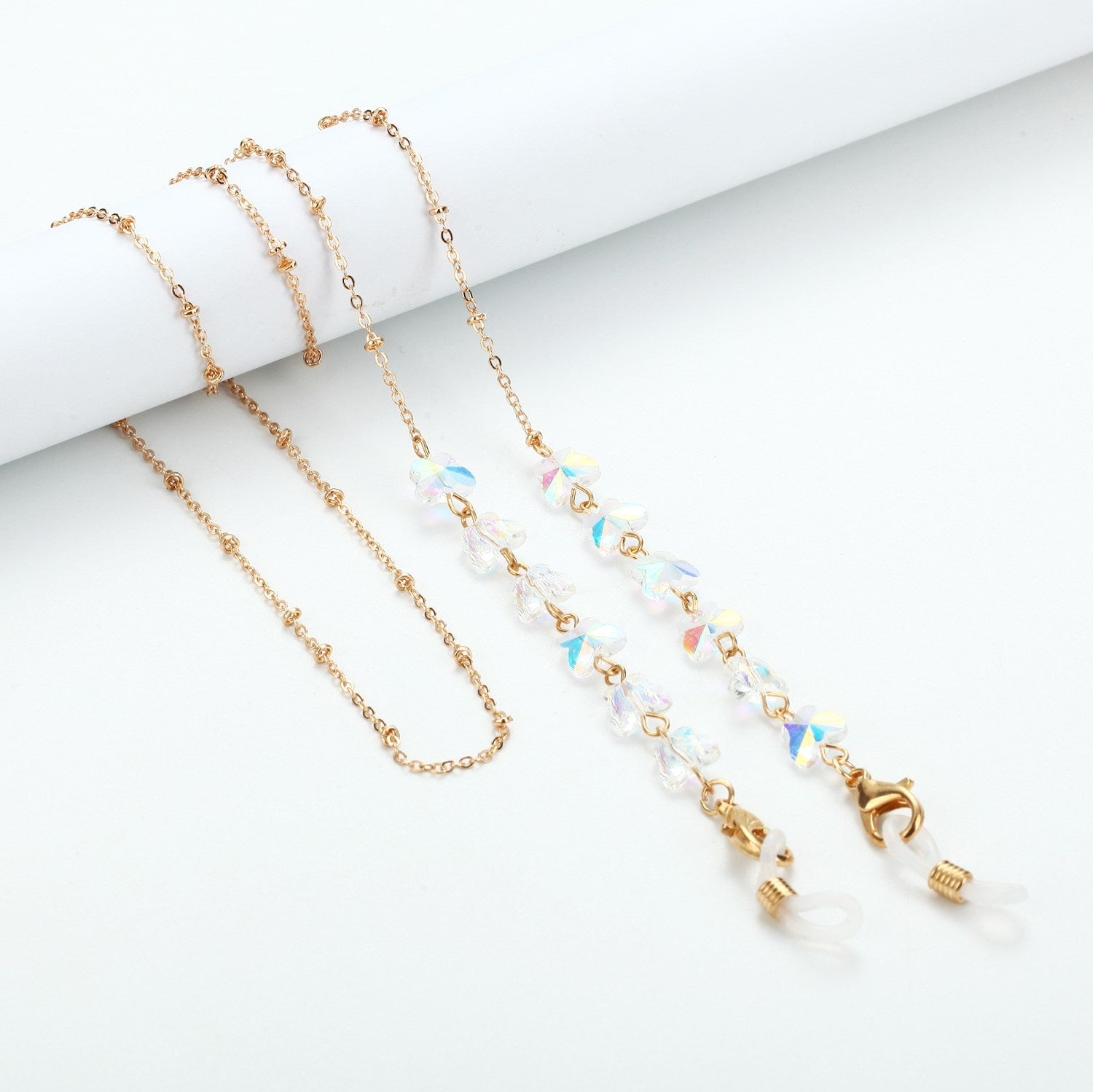 chaine lunette bijou or