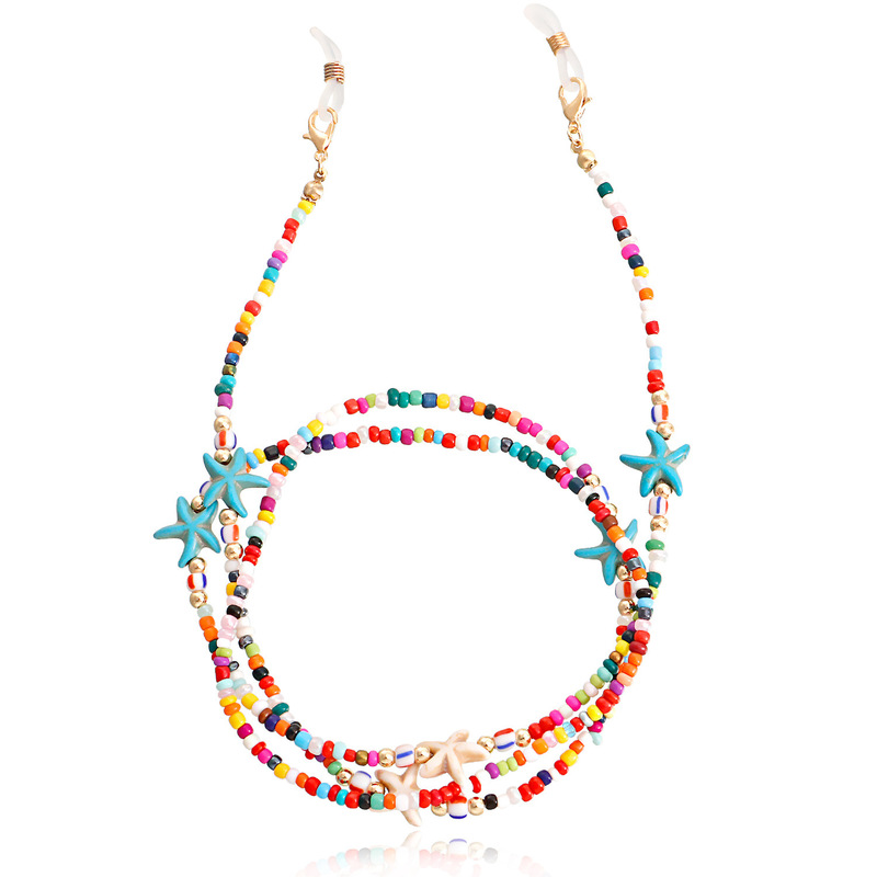 chaine lunette fantaisie étoile de mer