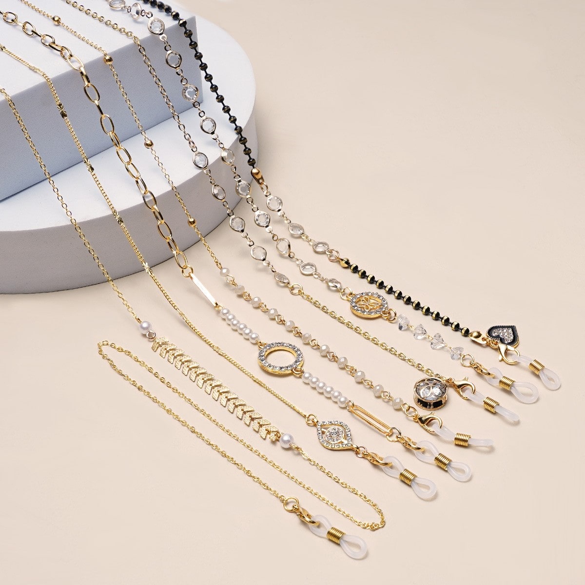 chaine lunette luxe