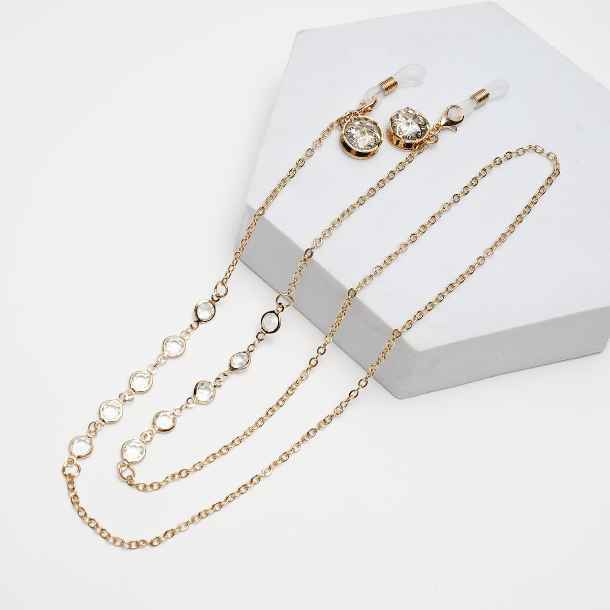 chaine de lunette luxe pierre