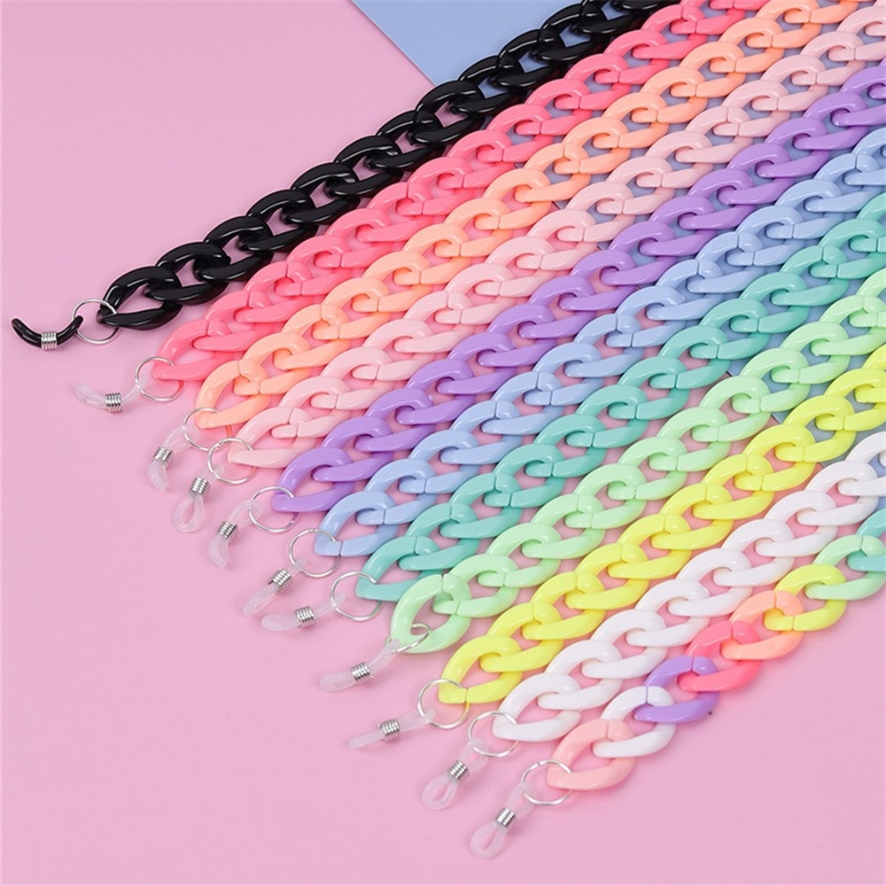 chaine lunette plastique