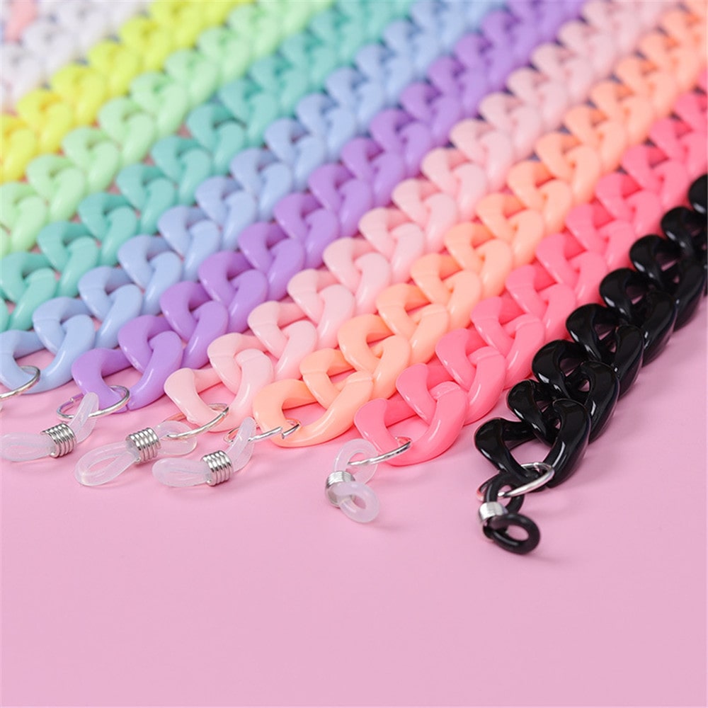 chaine lunette en plastique