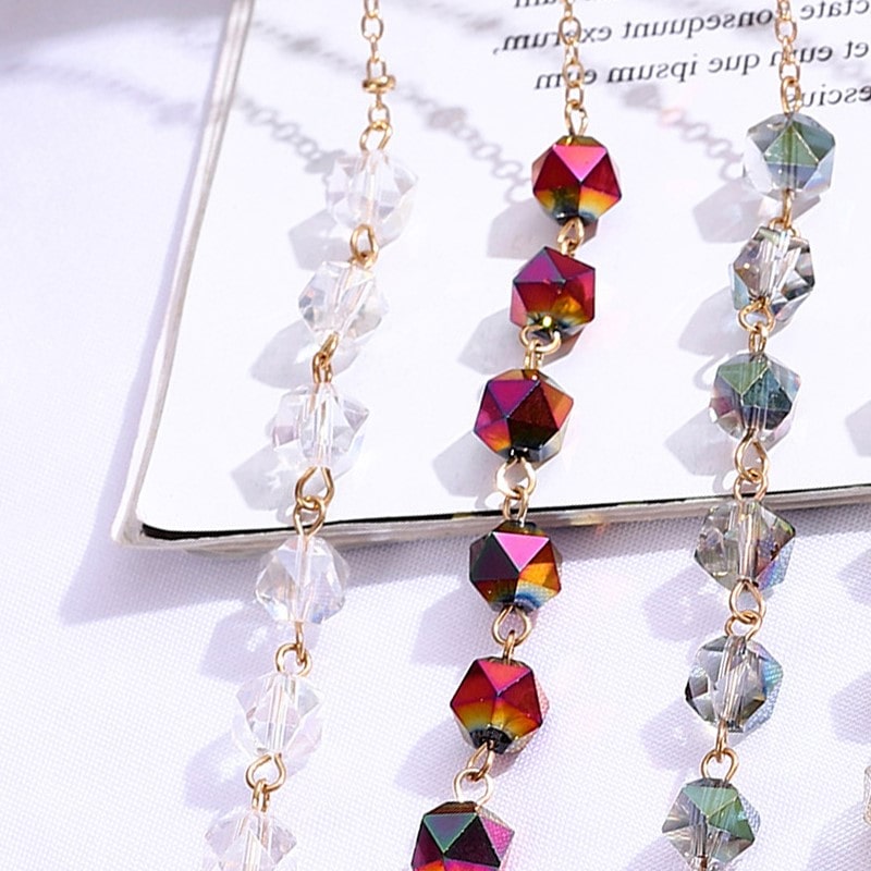 chaine de lunettes pierres