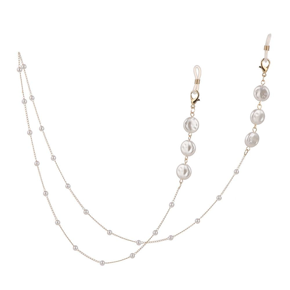 chaine porte lunette perles