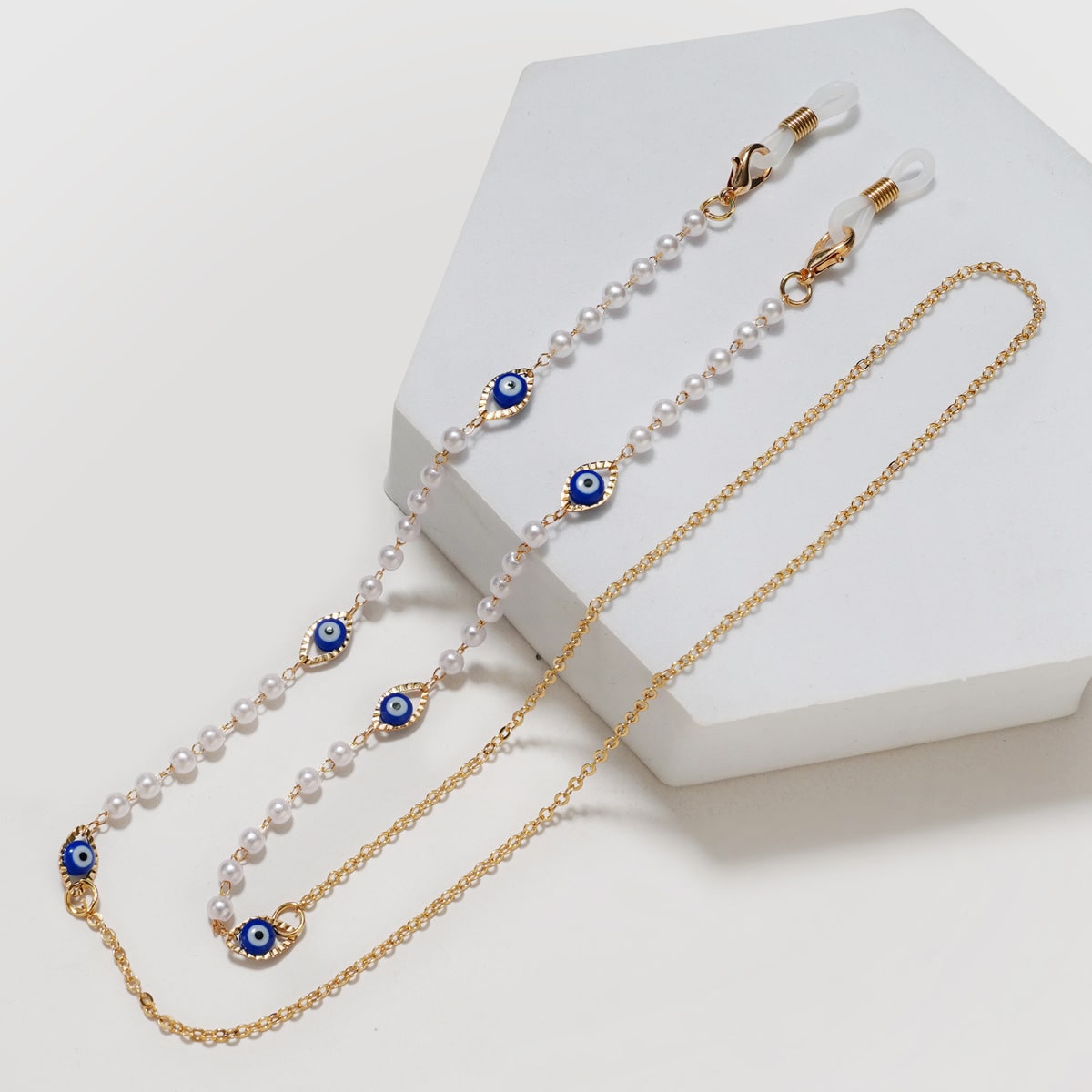 chainette pour lunettes mauvais oeil