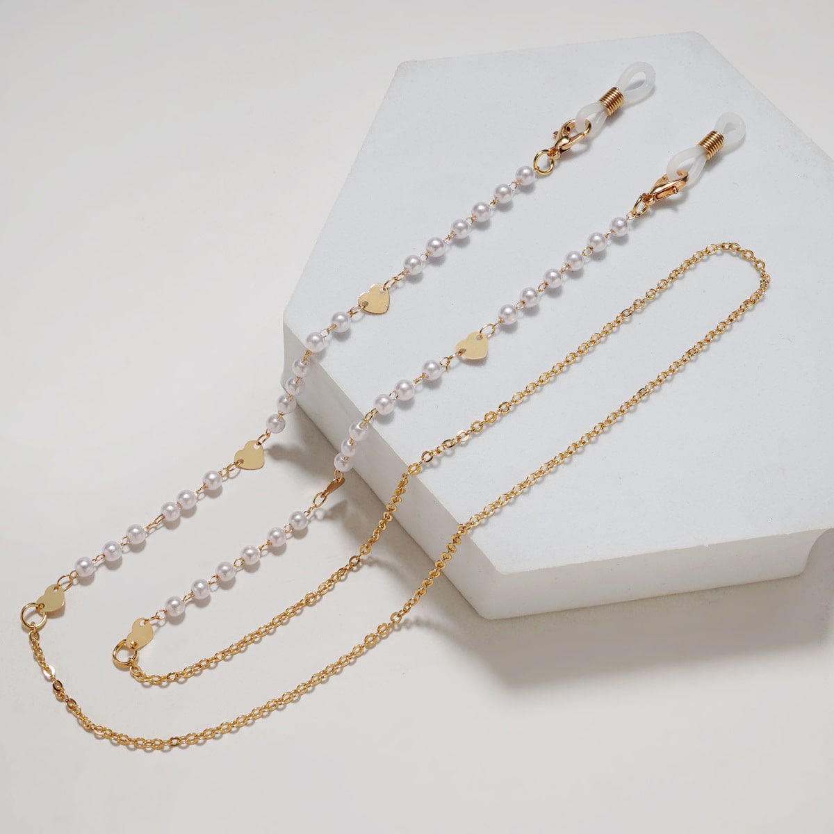 chainette pour lunettes perles