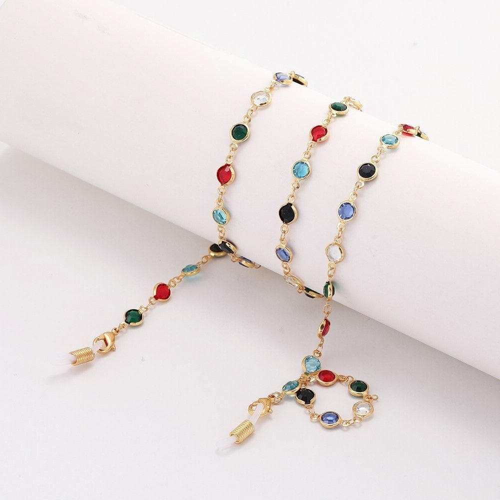 collier accroche lunettes