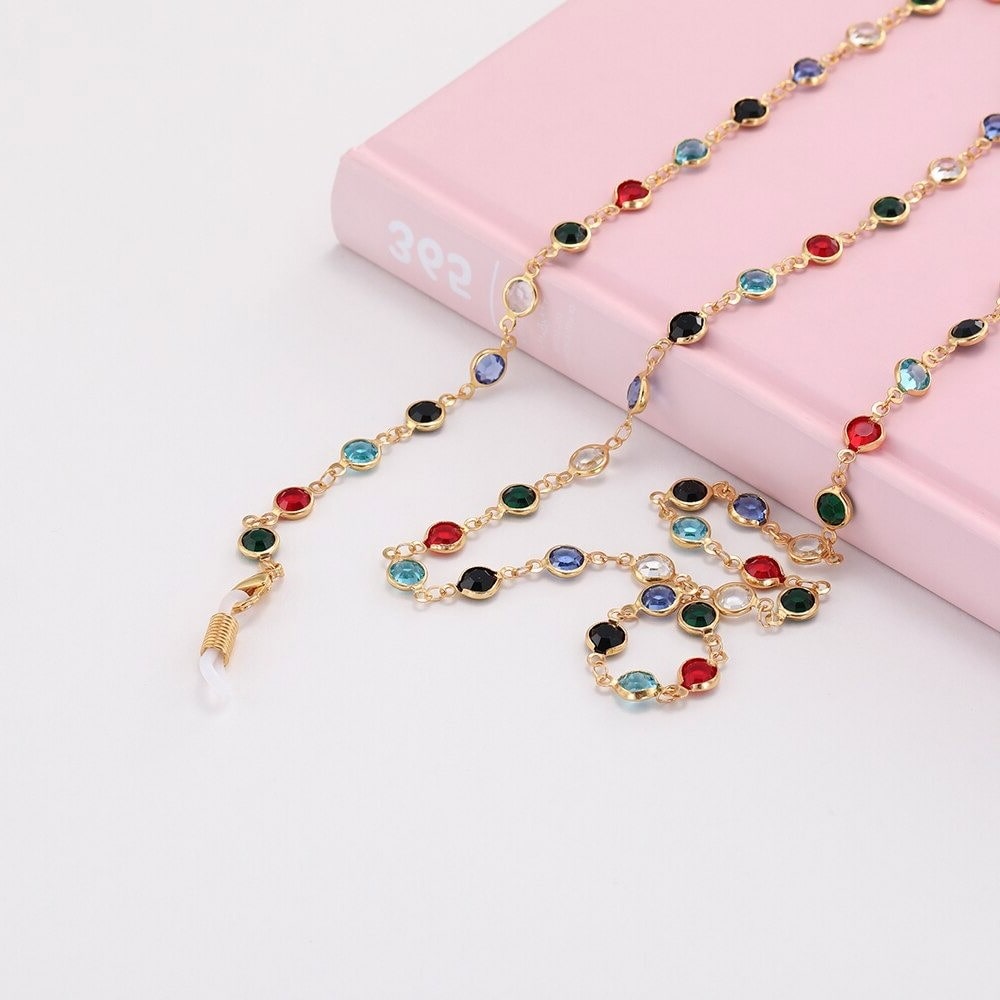 collier chaine lunete