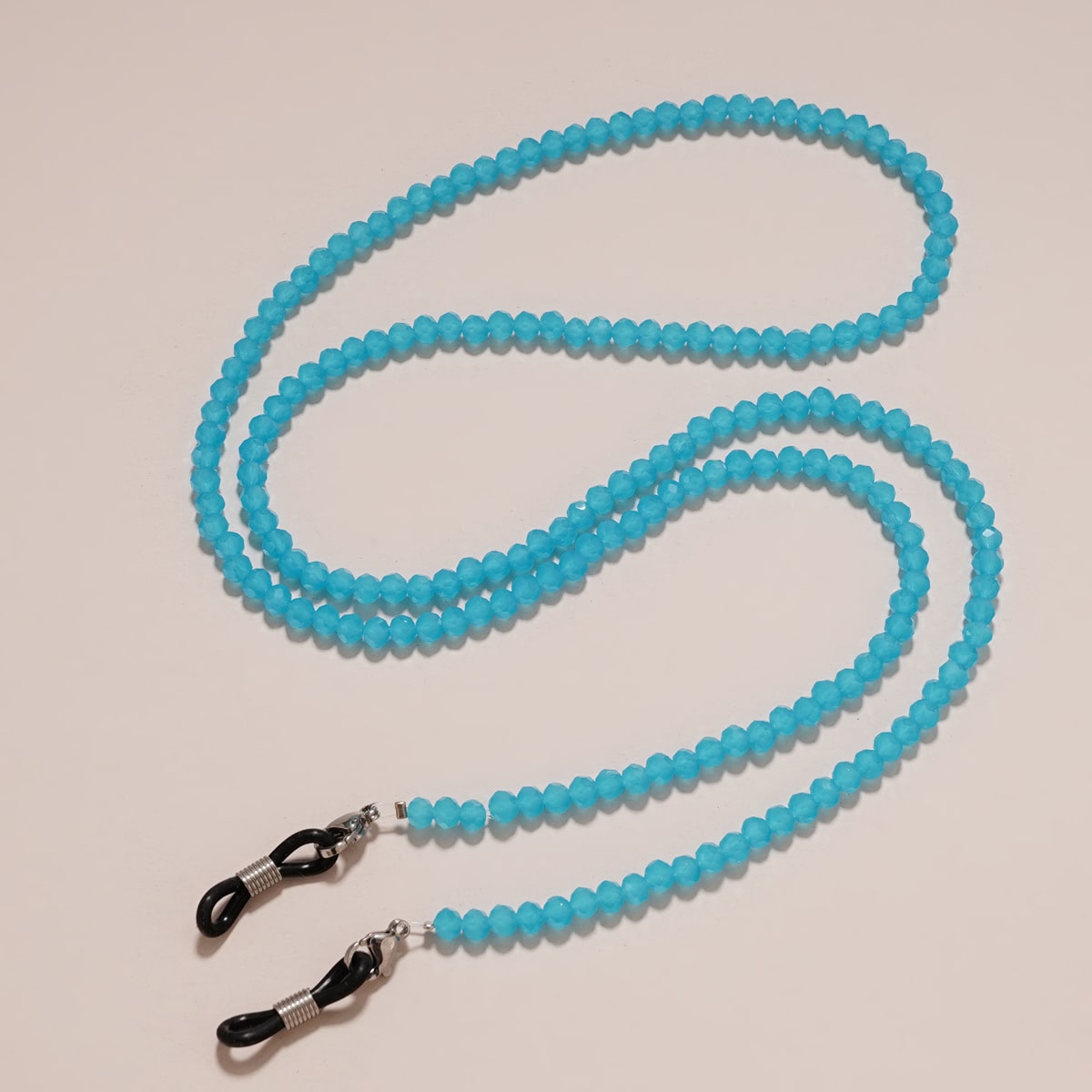 cordon chaine lunettes bleu