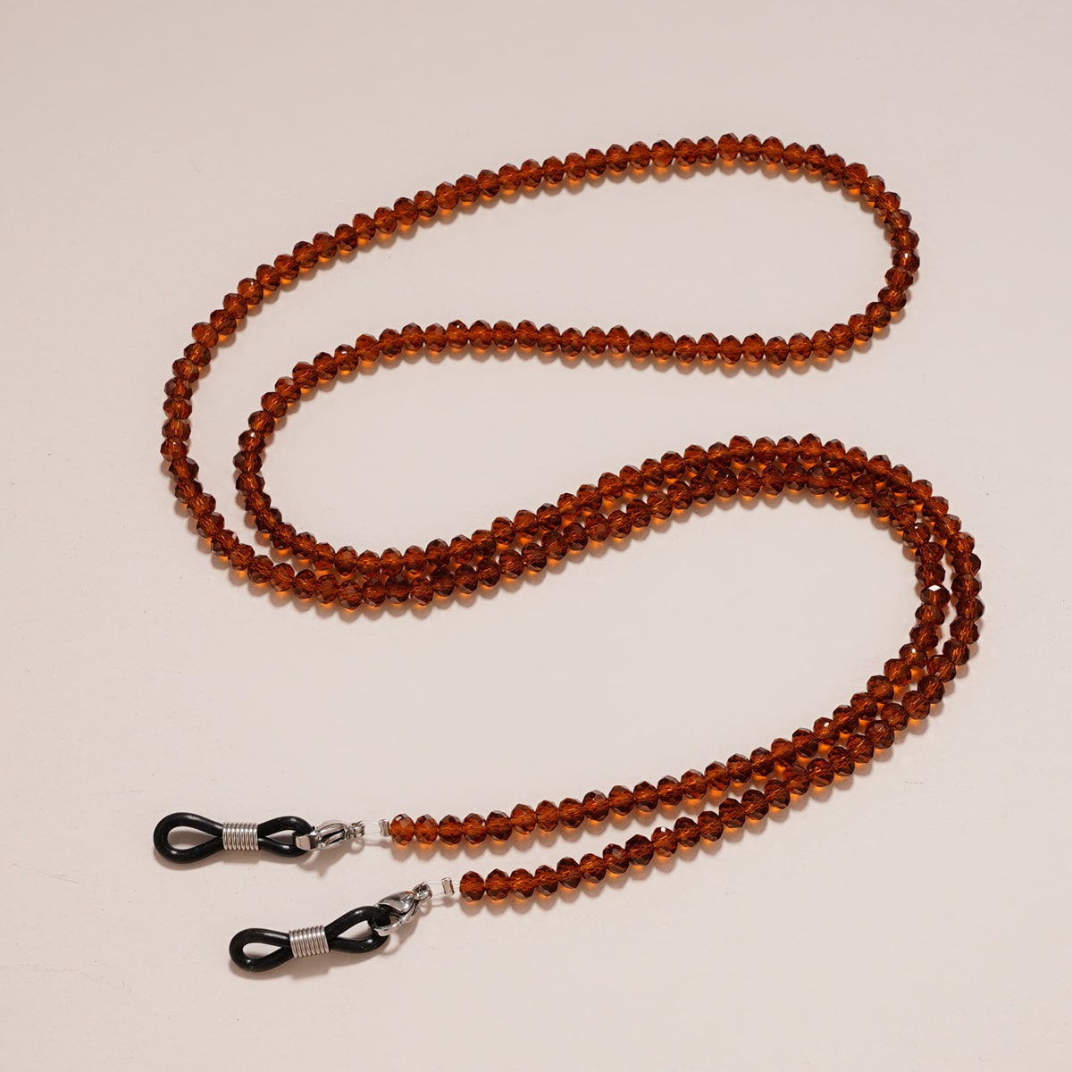 cordon chaine lunettes orange