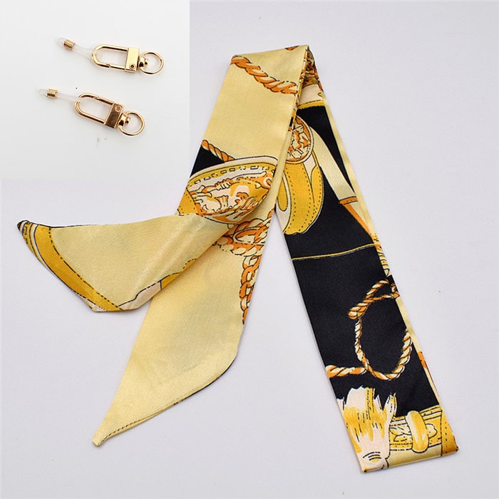 Cordon de lunettes original jaune