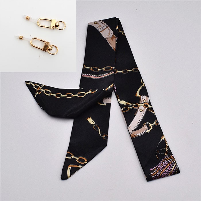Cordon de lunettes original noir