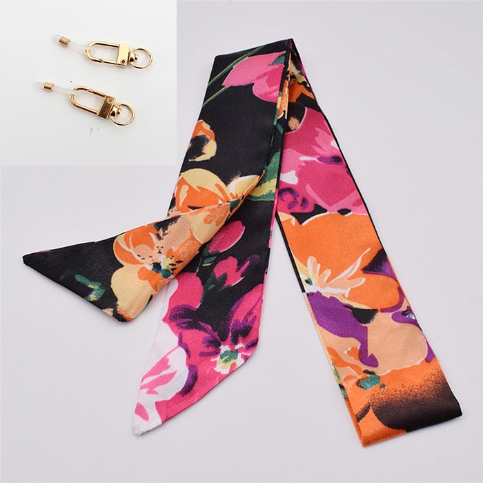 Cordon de lunettes original fleurs