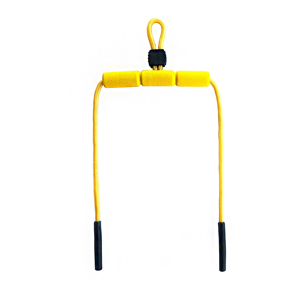 cordon flotteur lunettes jaune