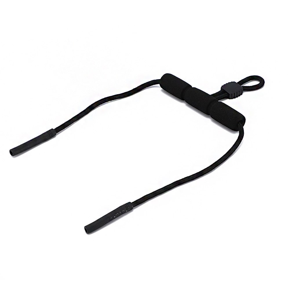 cordon flotteur lunettes noir