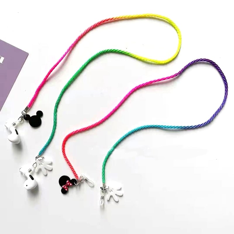 cordon pour lunettes disney multicolore