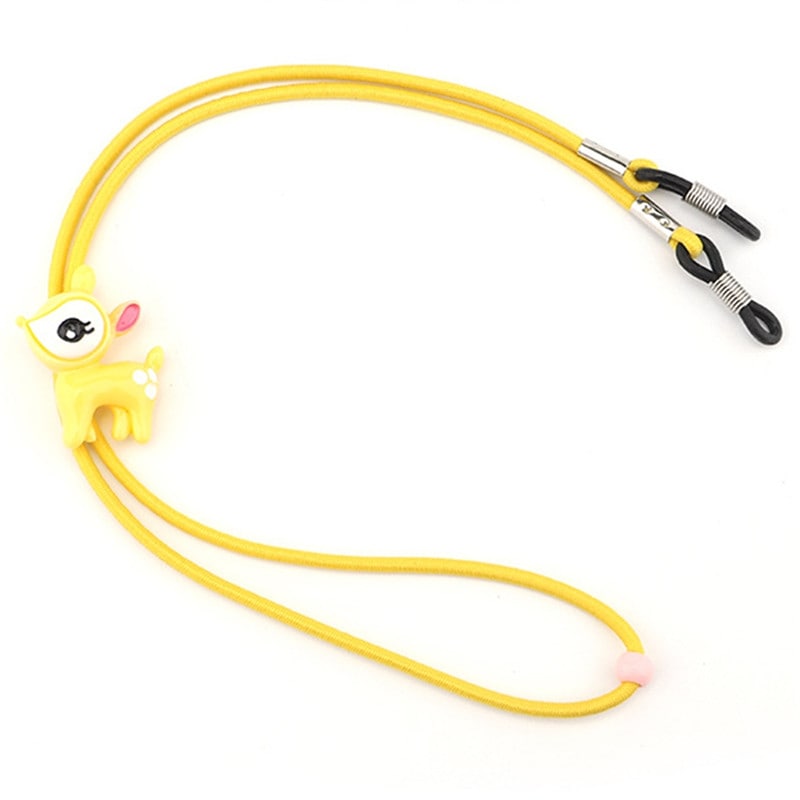 cordon lunette enfant jaune