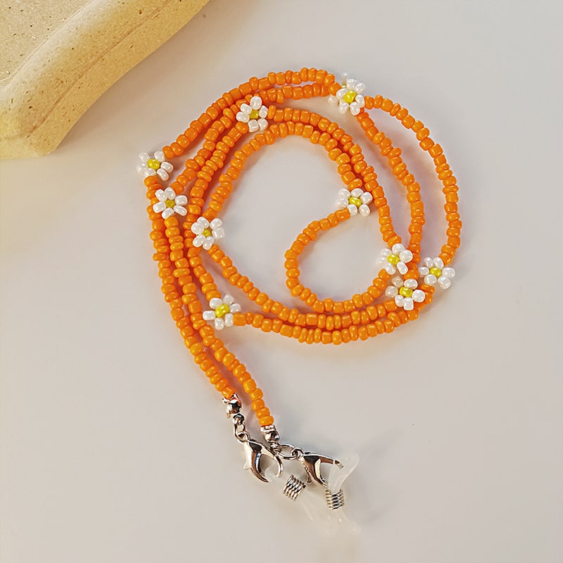 cordon lunettes en perles