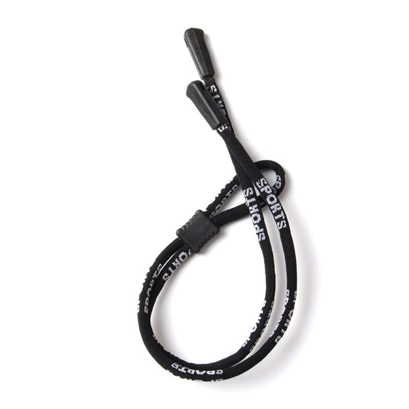 cordon lunette pour sport noir