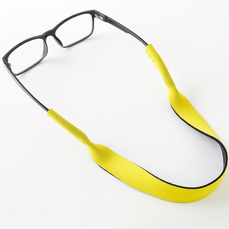 cordon lunette voile jaune
