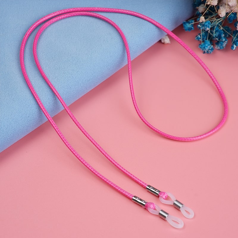 cordon lunettes de soleil rose fushia