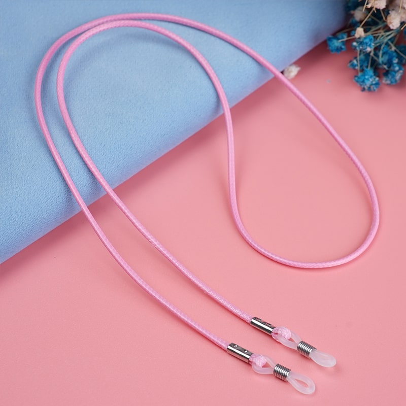 cordon lunettes de soleil rose