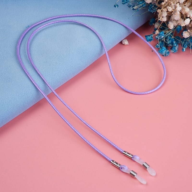 cordon lunettes de soleil lila
