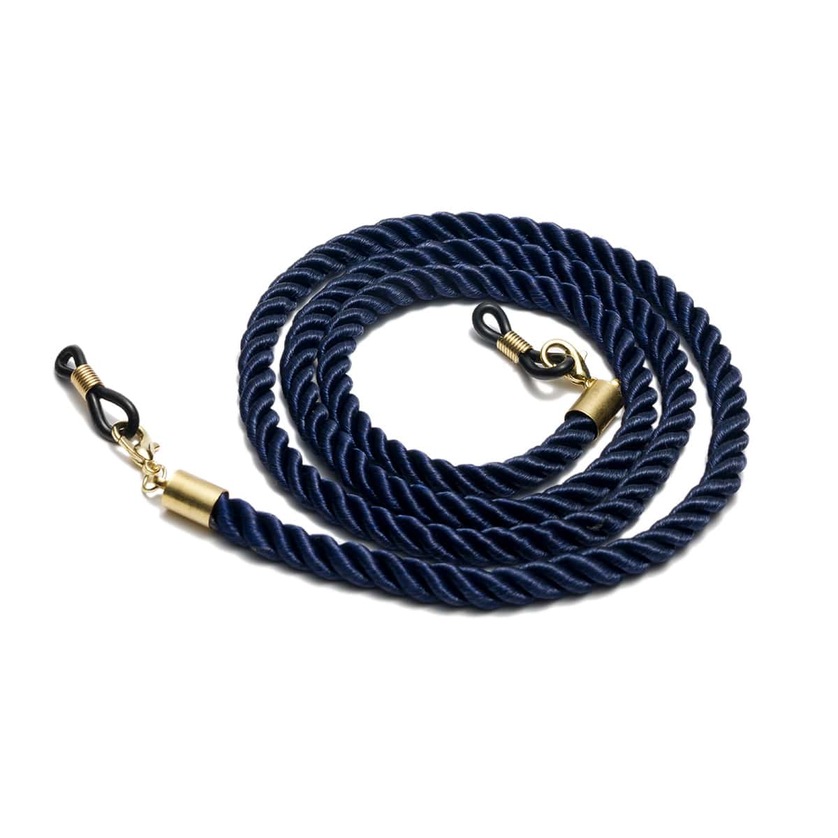 cordon pour lunettes femme bleu marine