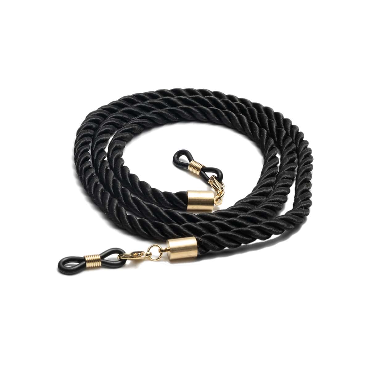 cordon pour lunettes femme noir
