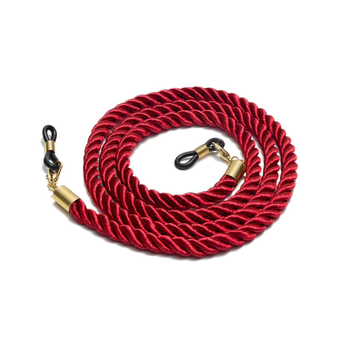 cordon pour lunettes femme rouge