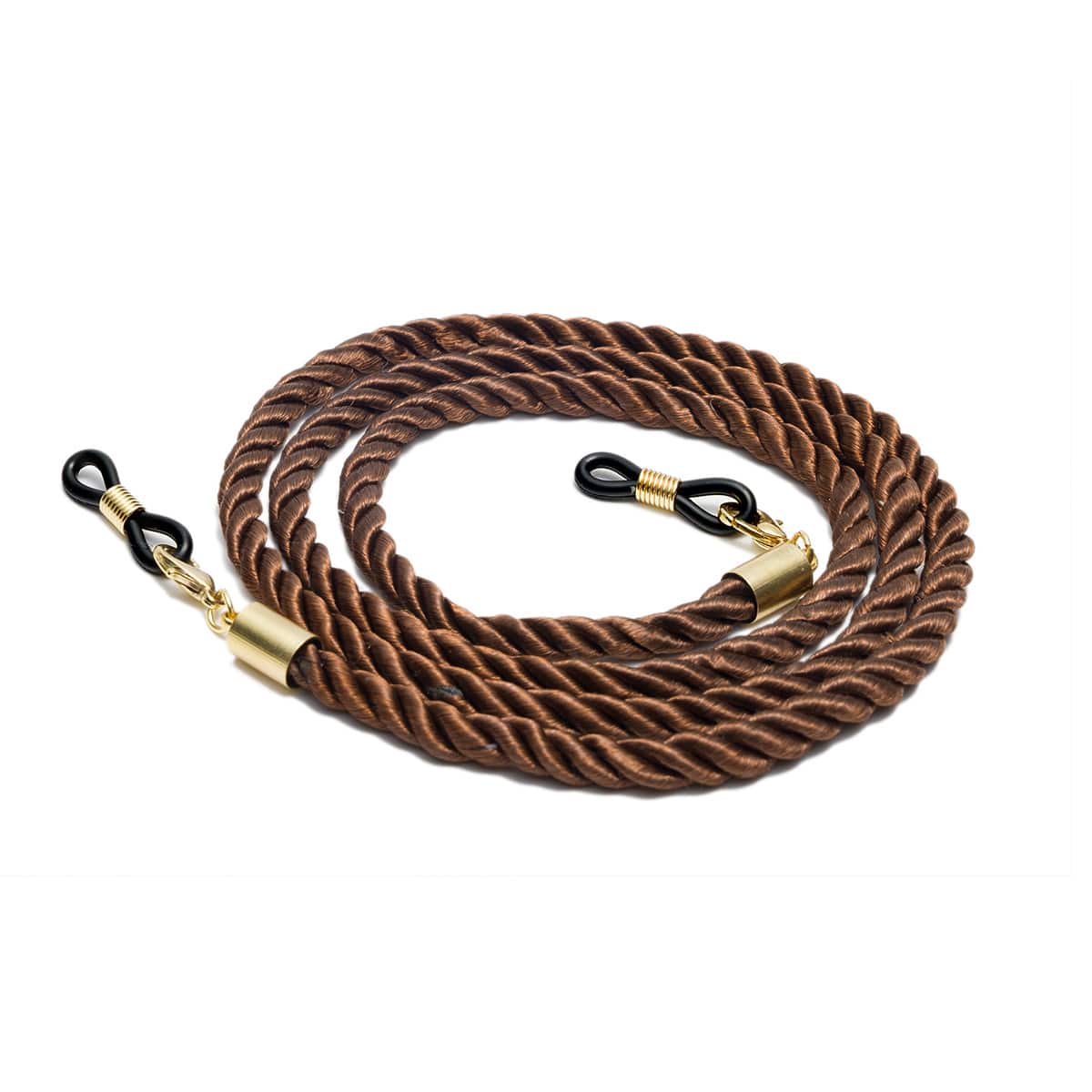 cordon pour lunettes femme marron
