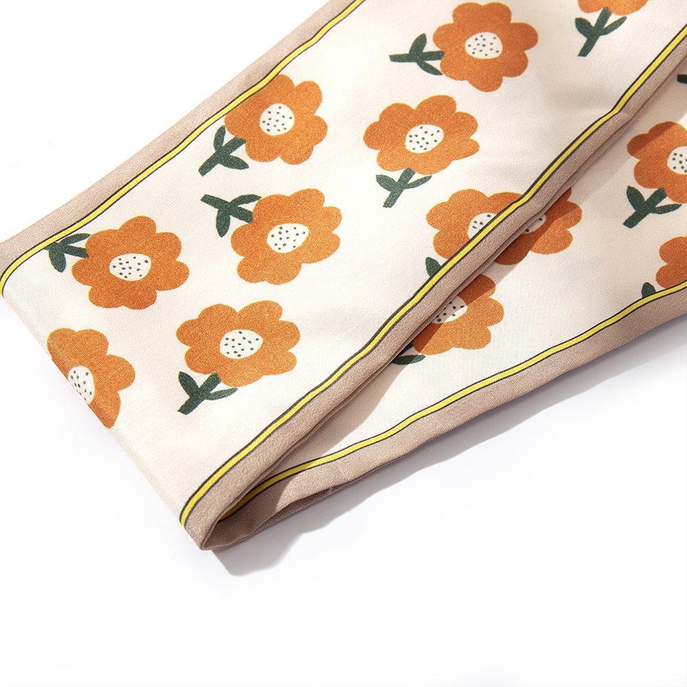 cordon lunettes carré soie