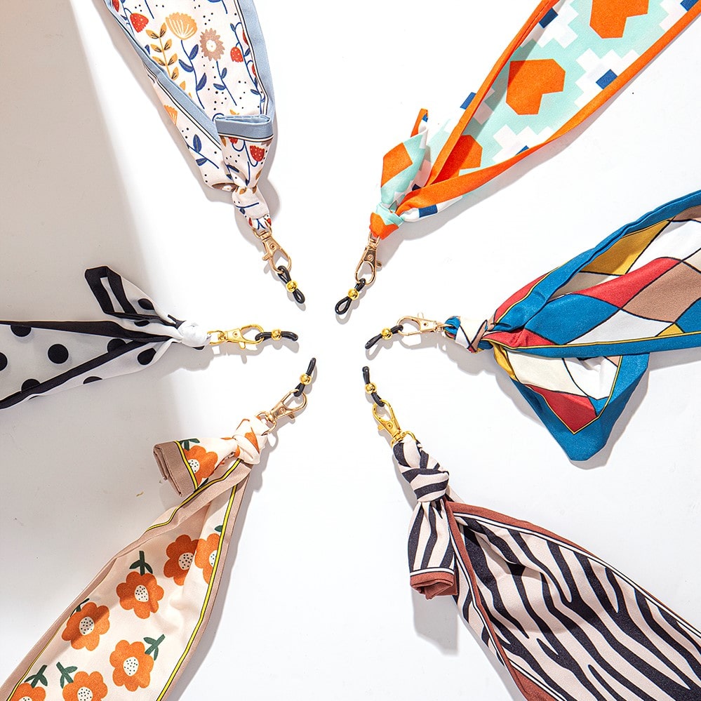 cordon lunettes soie